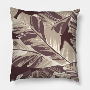 Banana leaves 8 Pillow