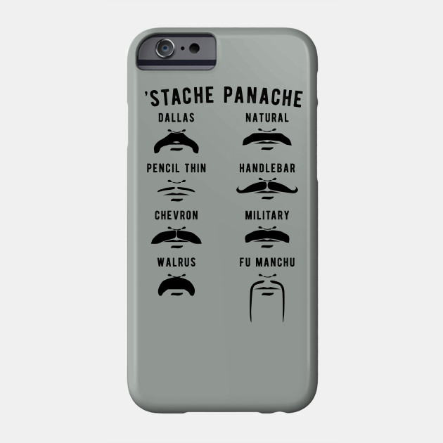 Moustache Chart Stache Panache Moustache Wearers Hipster Barber Movember Gift Moustache Phone Case Teepublic