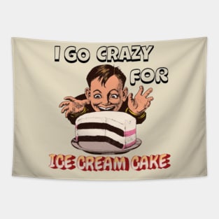 I Go Crazy For Ice Cream Cake Tapestry