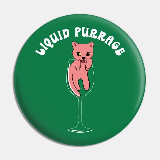 Liquid Purrage Pin by Alissa Carin