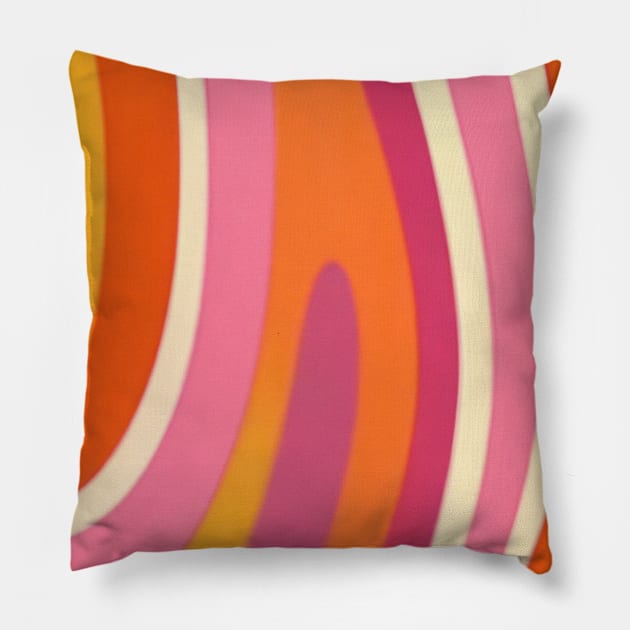 Abstract vintage illustration Pillow by retroprints