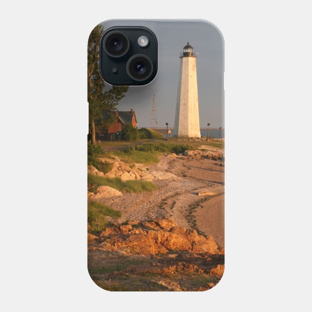 New Haven Lighthouse Phone Case by Rob Johnson Photography