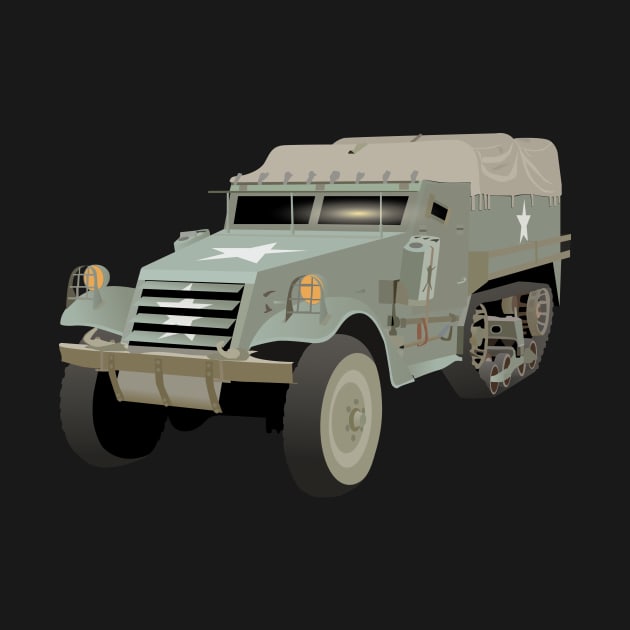 M3 American WW2 Half-track by NorseTech