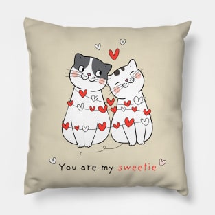 Sweetie valentine's day Pillow