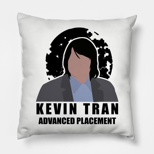 Kevin Tran, He's In Advanced Placement Pillow by SuperSamWallace