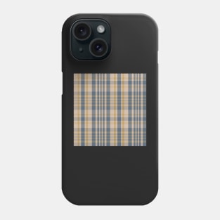 Cottagecore Aesthetic Sorcha 2 Hand Drawn Textured Plaid Pattern Phone Case