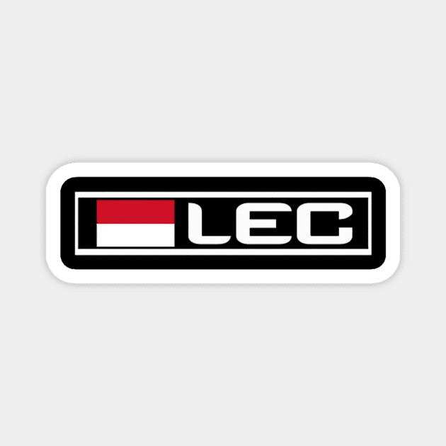 LEC - Leclerc F1 Magnet by autopic