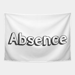 Absence // Typography Design Tapestry