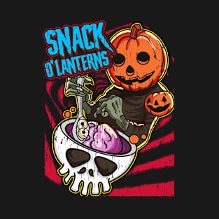 Snack O'lanterns Halloween Funny T-Shirt