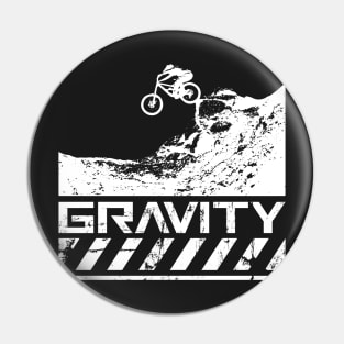 Downhill mountain biking. Gravity MTB Pin