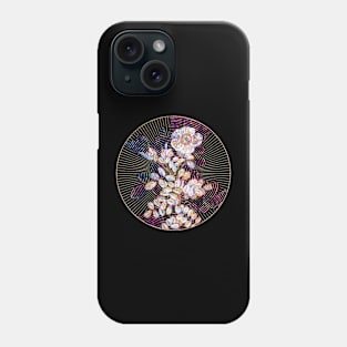 Blooming Macartney Rose Floral Rainbow Mosaic Phone Case