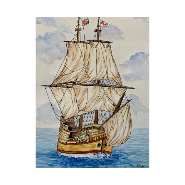 Mayflower 400th Anniversary by Amazink Creations