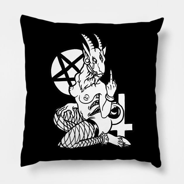 baphomet Pillow by SimonFagio