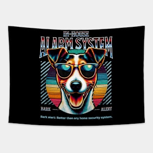 Bark Alert Jack Russell Terrier Dog Tapestry