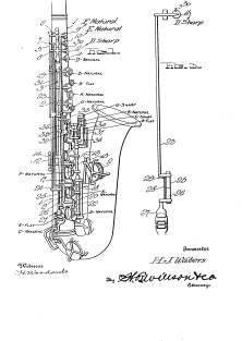 Musical Instrument vintage Patent Drawing Magnet