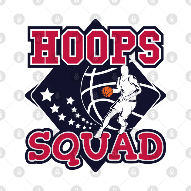 HOOPS SQUAD BASKETBALL | 2 SIDED by VISUALUV