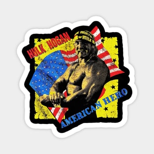 Hulk Hogan - American Hero - Hulkamania - Wrestling Magnet