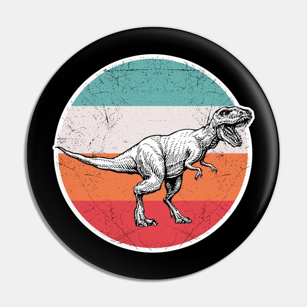 Vintage Retro Dinosaurs Pin by aaltadel