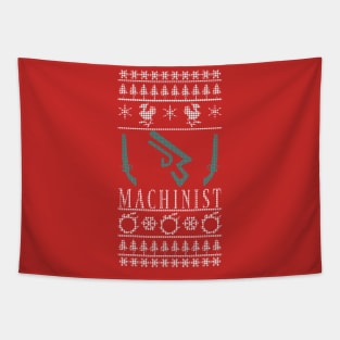 Final Fantasy XIV Machinist Ugly Christmas Sweater Tapestry