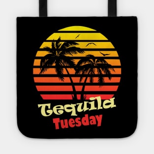 Tequila Tuesday 80s Sunset Tote