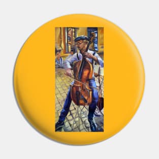 Cello Player Fabbio Cavaggion Pin