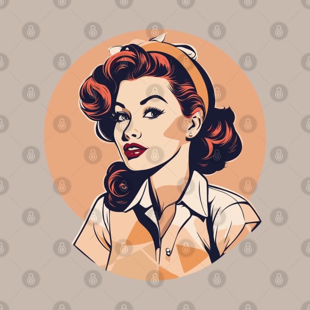 Ruby Retro Scarlet Vintage Pin Up Girl by di-age7