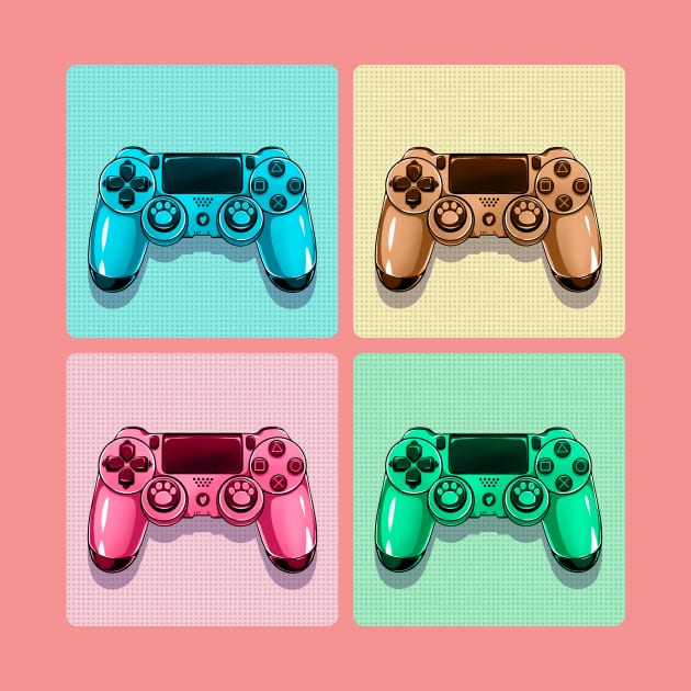 Cute PlayStation controllers for gamer girls by AnGo