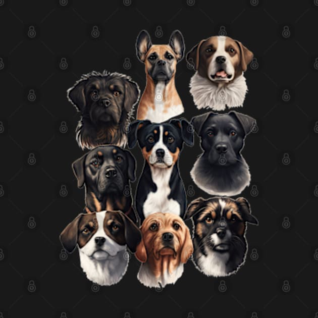 Dog Breeds Collage by dmac