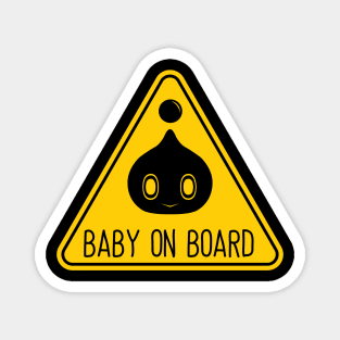 Baby on Board - Neutral Chao Magnet