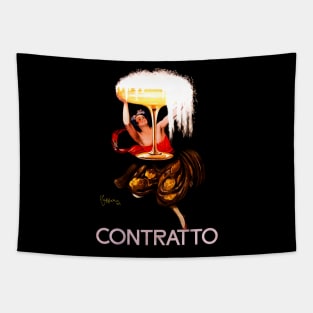 Leonetto Cappiello Advertising Poster Contrato Wine Tapestry