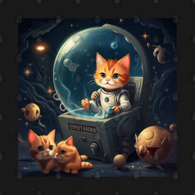 Space cat by Riverside-Moon