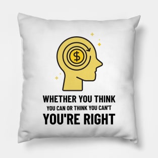 Think - Law Of Attraction Pillow