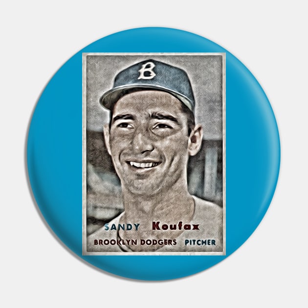 Sandy Koufax: 1957 Flashback Champs Pin by flashbackchamps