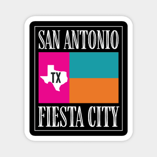 San Antonio TX Fiesta City Magnet