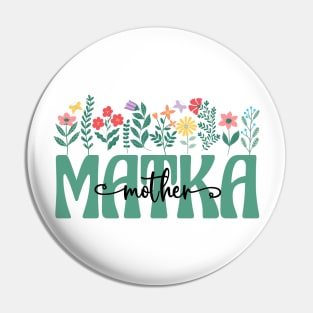 Polish Mom Matka Pin