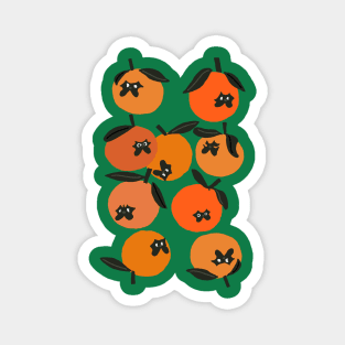 Oranges and Pugs Magnet