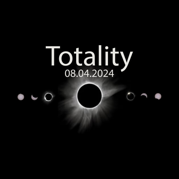 totality solar eclipse  8 April 2024 in Usa by WILLER