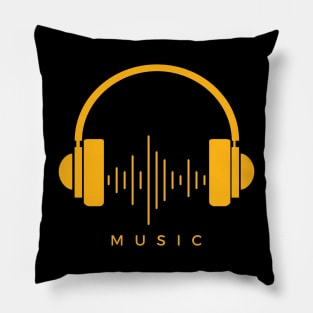 Music is my passion Pillow