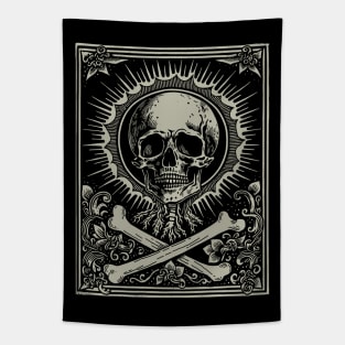 Skull Crossbone Tapestry