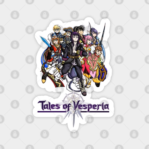 Tales of Vesperia Heroes Magnet by WarioPunk