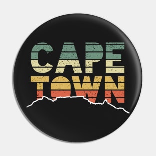 Cape Town Table Mountain South Africa Vintage Pin