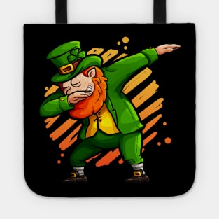 Dabbing Leprechaun Funny Ireland St. Patricks Day Tote