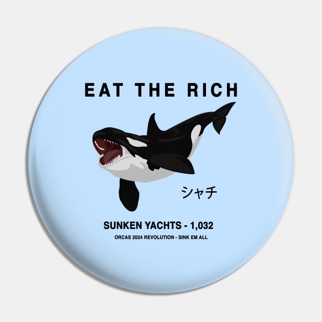 Orcas Revolution 2024 - Sinking Ships Pin by DanielFGF