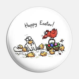 Simons Cat Happy Easter Cute Pin