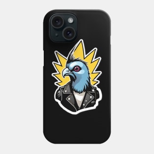 The Ratscals: Punk Rock Pigeon Phone Case