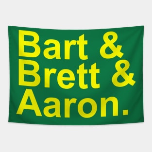 Packers Legendary Quarterbacks Tapestry