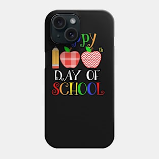 Happy 100th Days of School Kindergarten Teacher Phone Case