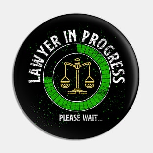 Advocate Funny Law Student Future Attorney Lawyer Pin