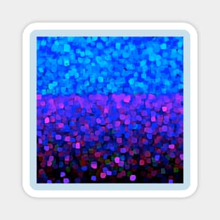 Glitter and Sparkle Blue Magnet