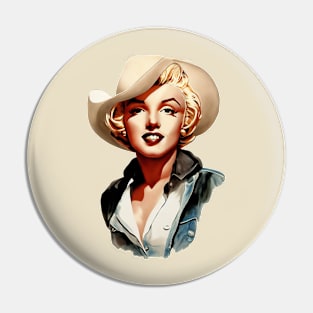 Yeehaw Marilyn Pin